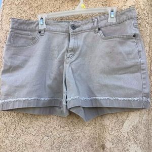 Khaki Jean Short Stretchy